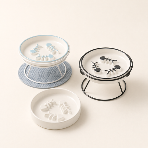 Labyrinth Slow-Feast Ceramic Bowl on cream studio set